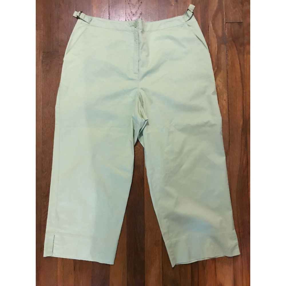 Charter Club Golf Womens Size 12 Light Green Natural Stretch‎ Golf Pants